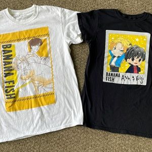 Banana Fish two t-shirt bundle